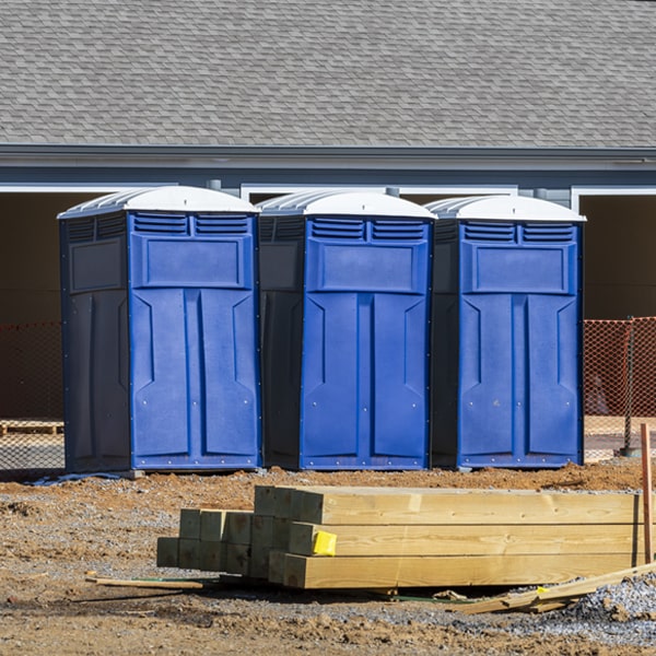 are there any restrictions on what items can be disposed of in the porta potties in Troutdale